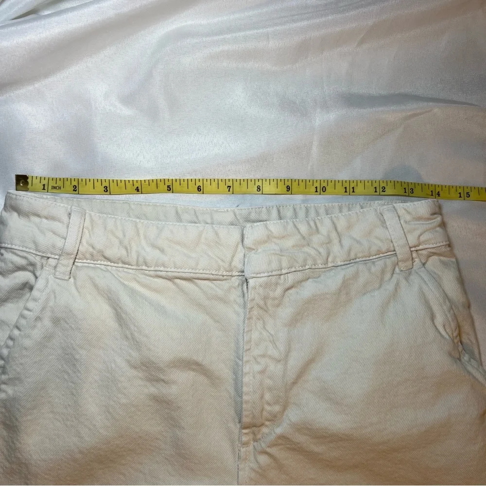 Zara Women’s‎ Ivory Cargo Pants Pockets 90’s Y2K Women’s Size XS - Picture 12 of 16